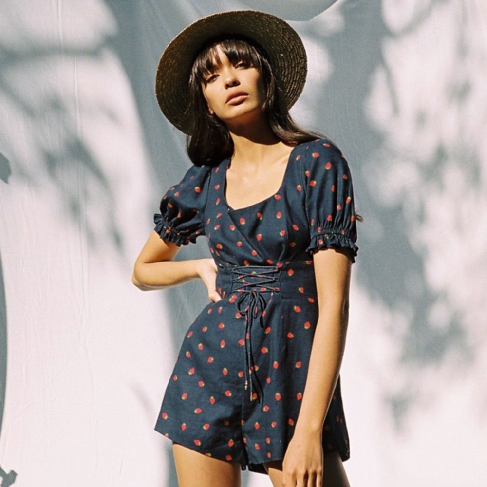 Finders Keepers Strawberry Romper